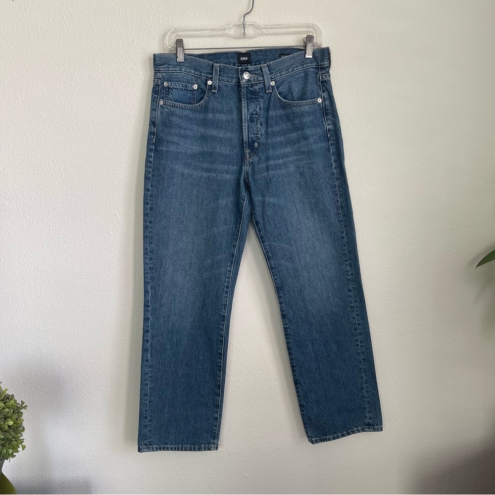 EDWIN Kali Ankle in Wipeout 5 Pocket Denim Jeans